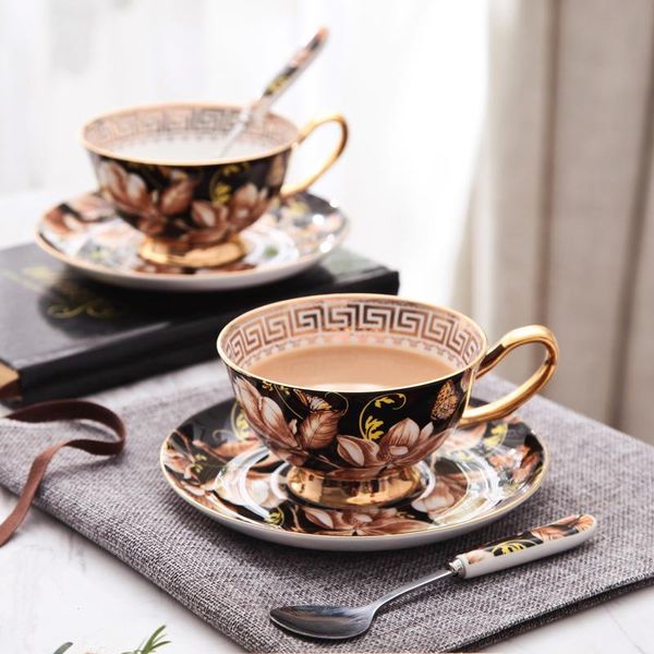 cups & saucers european magnolia pattern bone china coffee and sauces hand-painted gold english afternoon teacup sets with spoon 220ml
cups & saucers european magnolia pattern bone china coffee and sauces hand-painted gold english afternoon teacup sets with spoon 220ml