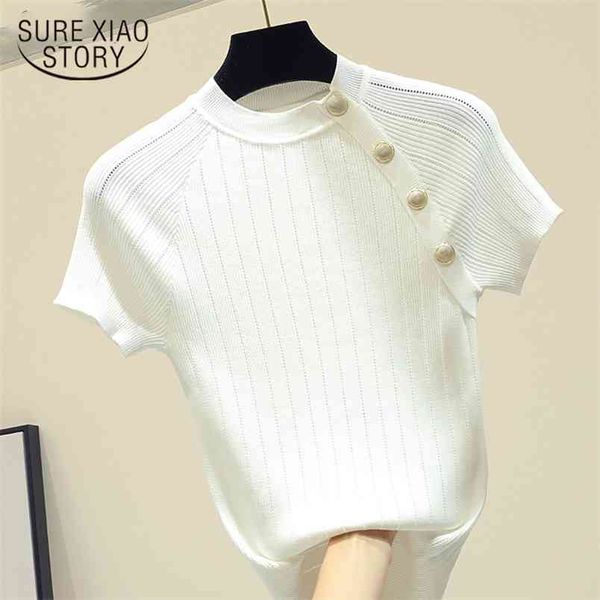 spring white blouse cotton summer women blouses o-neck shirts slim short sleeve solid femme blusas chic 210421
spring white blouse cotton summer women blouses o-neck shirts slim short sleeve solid femme blusas chic 210421