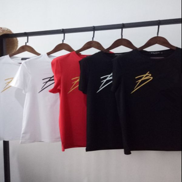 summer mens t shirt palmain letter print short sleeve high qality fashion couples cotton tee polo 4 colors size s-2xl, White;black
summer mens t shirt palmain letter print short sleeve high qality fashion couples cotton tee polo 4 colors size s-2xl, White;black
