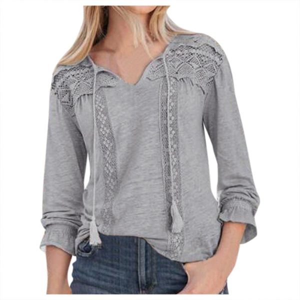 youyedian lace woman tshirts 2021 long sleeve harajuku tassel drawstring femme t-shirts basic tshirt women mujer camisetas women's t-sh, White
youyedian lace woman tshirts 2021 long sleeve harajuku tassel drawstring femme t-shirts basic tshirt women mujer camisetas women's t-sh, White