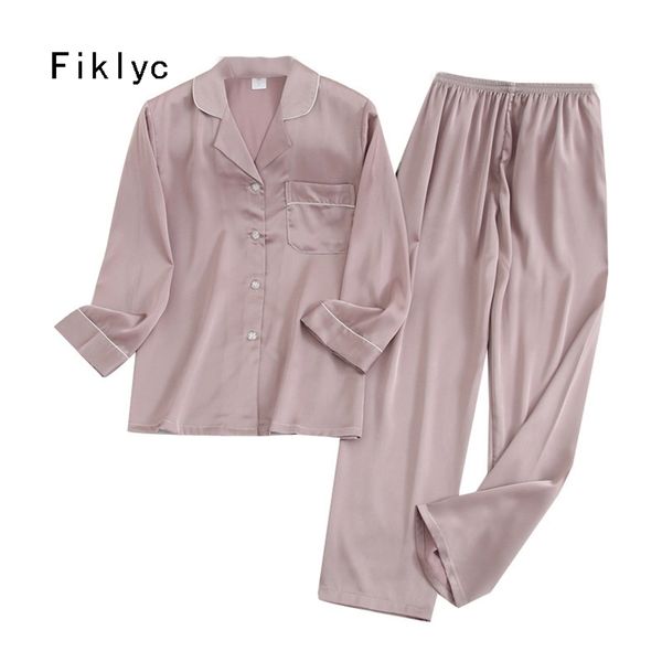 fiklyc underwear solid color women's casual nighties elegant simply ladies sleepwear pajamas sets with pockets gifts items 210330, Black;red
fiklyc underwear solid color women's casual nighties elegant simply ladies sleepwear pajamas sets with pockets gifts items 210330, Black;red
