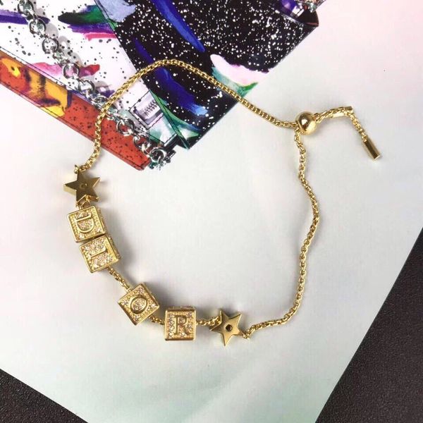 fashion braceletd family multi element alphabet wind brass women's handpiece net red fashion 2021, Golden;silver
fashion braceletd family multi element alphabet wind brass women's handpiece net red fashion 2021, Golden;silver