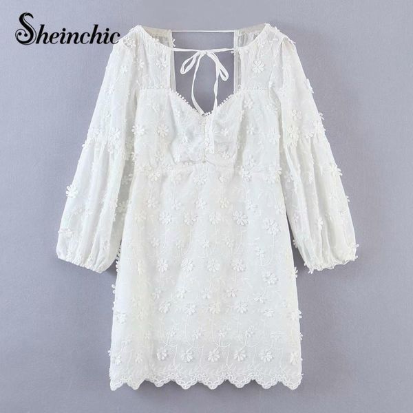 casual dresses elegant white lace floral embroidery for women spring summer 2021 long sleeve mini dress vestido, Black;gray
casual dresses elegant white lace floral embroidery for women spring summer 2021 long sleeve mini dress vestido, Black;gray