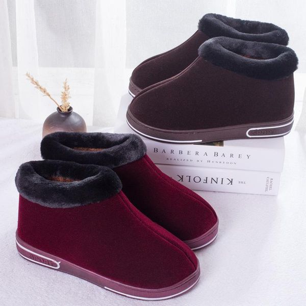 boots women's cotton shoes bag with plus velvet thick bottom warm non-slip home large size mother, Black
boots women's cotton shoes bag with plus velvet thick bottom warm non-slip home large size mother, Black