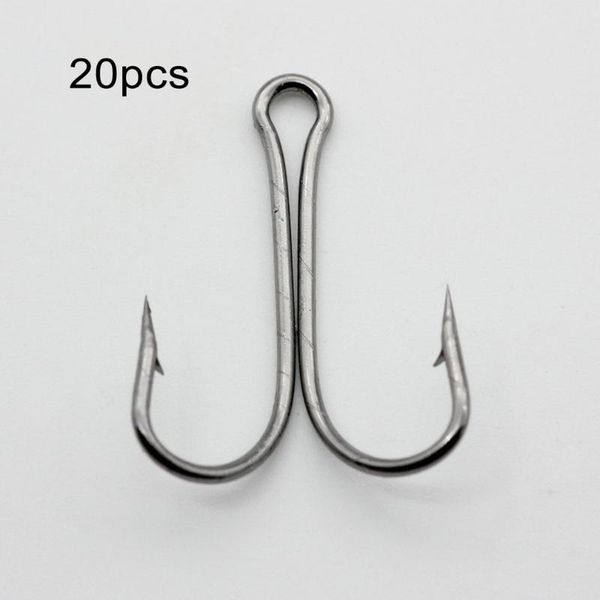 20pcs/set durable use carbon steel fishing hooks crank hook tying double for lure accessories drop
20pcs/set durable use carbon steel fishing hooks crank hook tying double for lure accessories drop