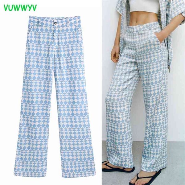 summer za blue geometric print baggy pants women high waist fashion streetwear wide leg woman flowing casual trousers 210915, Black;white
summer za blue geometric print baggy pants women high waist fashion streetwear wide leg woman flowing casual trousers 210915, Black;white