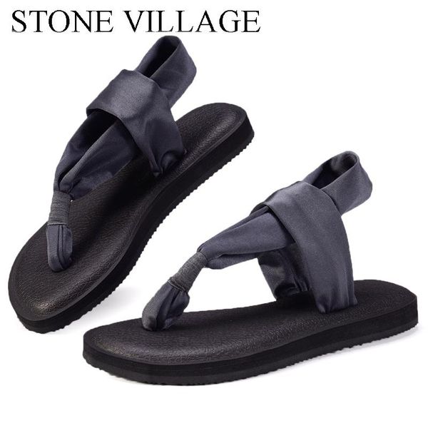 style women sandals summer flat fashion toe flip-flops yoga handmade shoes large size, Black
style women sandals summer flat fashion toe flip-flops yoga handmade shoes large size, Black