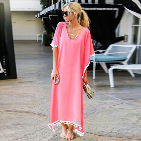 men's jackets women tassel maxi long dress summer v-neck short sleeve party vestido robe femme bohemian sundress casual loose dress#j30, Black;brown
men's jackets women tassel maxi long dress summer v-neck short sleeve party vestido robe femme bohemian sundress casual loose dress#j30, Black;brown