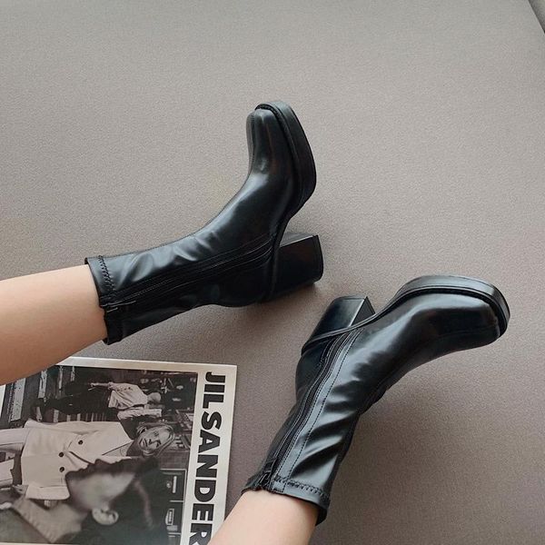 boots black platform shoes fall ankle for women 8cm heeled punk 2021 designer high heels botines mujer
boots black platform shoes fall ankle for women 8cm heeled punk 2021 designer high heels botines mujer