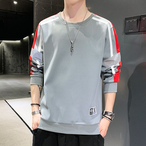 mens sweater 2021 new men's leisure label reflective sweater autumn bottomed loose long sleeve t-shirt fashion, Black
mens sweater 2021 new men's leisure label reflective sweater autumn bottomed loose long sleeve t-shirt fashion, Black