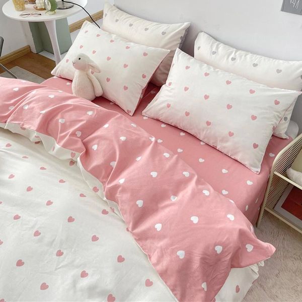 bedding sets cute pink set simple nordic soft cotton sheets pillowcases twin comforter kids sabanas home textile de50sjt
bedding sets cute pink set simple nordic soft cotton sheets pillowcases twin comforter kids sabanas home textile de50sjt