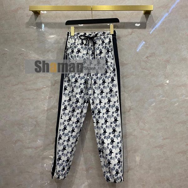 women's pants & capris luxury design five-pointed star printed streetwear women autumn elastic waist strap side ribbon sports style cas, Black;white
women's pants & capris luxury design five-pointed star printed streetwear women autumn elastic waist strap side ribbon sports style cas, Black;white