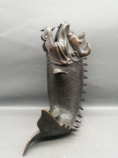 antique collection old chinese copper arowana censer/metal incense burner fragrance lamps
antique collection old chinese copper arowana censer/metal incense burner fragrance lamps