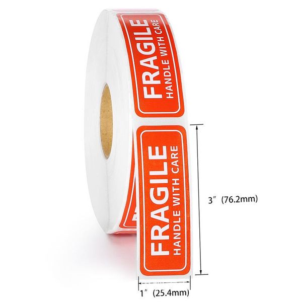 gift wrap fragile stickers, please be careful to handle warning labels thank you for decorating goods 100 / 200pcs
gift wrap fragile stickers, please be careful to handle warning labels thank you for decorating goods 100 / 200pcs