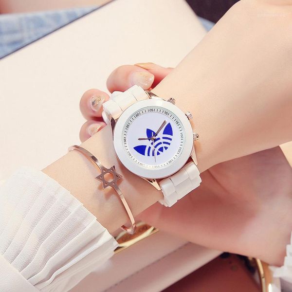 fashion classic silicone women men watch simple style wrist rubber casual dress girl relogio wristwatches, Slivery;brown
fashion classic silicone women men watch simple style wrist rubber casual dress girl relogio wristwatches, Slivery;brown
