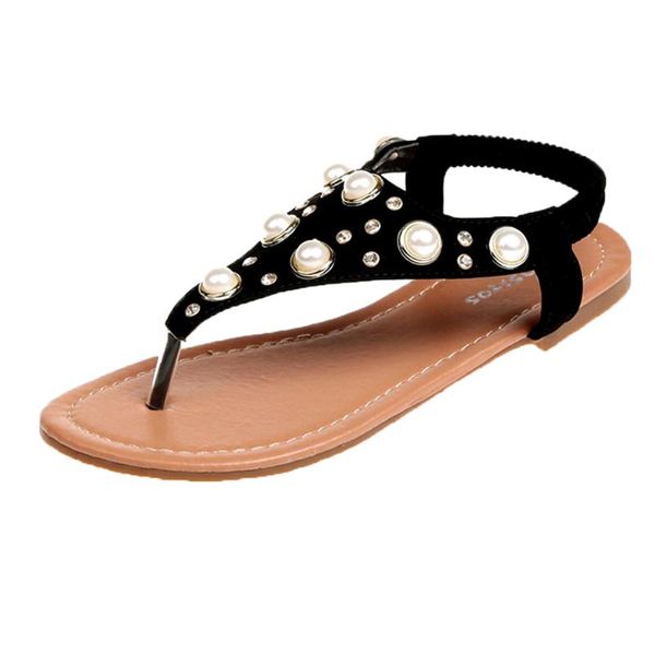 strap flat casual bohemian ladies thong sandals diamond beads slippers ankle slingback flats flip flops shoes beach, Black
strap flat casual bohemian ladies thong sandals diamond beads slippers ankle slingback flats flip flops shoes beach, Black