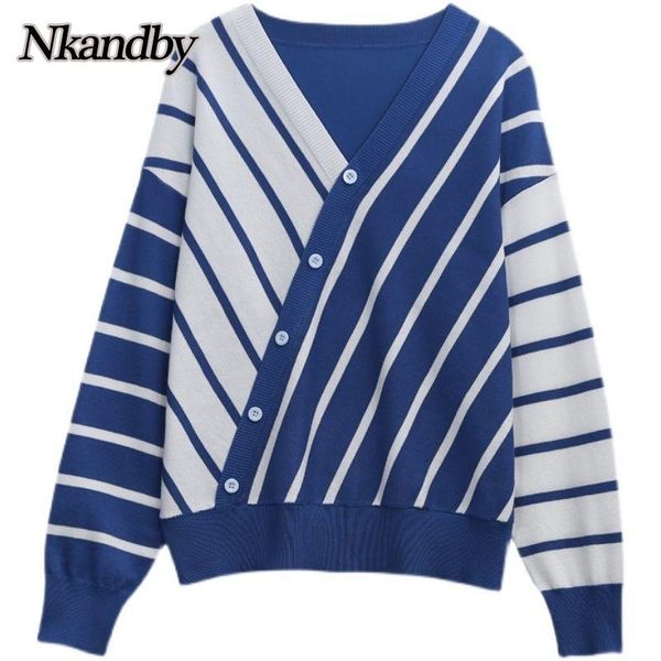 plus size t-shirt nkandby striped knitted sweaters 2021 autumn and winter large women's bottomed jumpers button v-neck loose
plus size t-shirt nkandby striped knitted sweaters 2021 autumn and winter large women's bottomed jumpers button v-neck loose