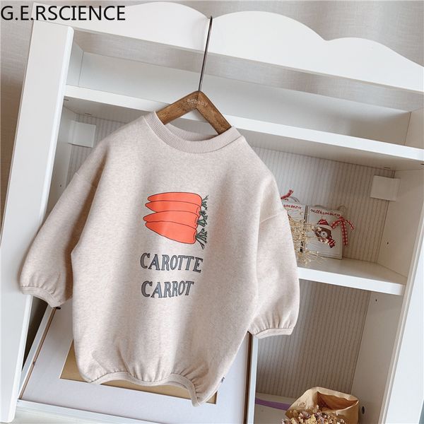 2022 spring and autumn baby girl carrot print long sweatshirt casual loose childrens t-shirt top, Blue
2022 spring and autumn baby girl carrot print long sweatshirt casual loose childrens t-shirt top, Blue