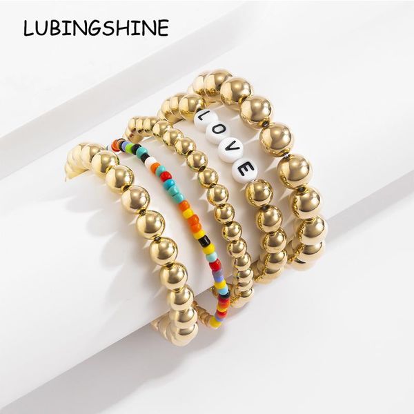 beaded, strands 5pcs/set gold color metal beads charm bracelet for women men letters love adjustable bangle anklet hip hop jewelry, Black
beaded, strands 5pcs/set gold color metal beads charm bracelet for women men letters love adjustable bangle anklet hip hop jewelry, Black
