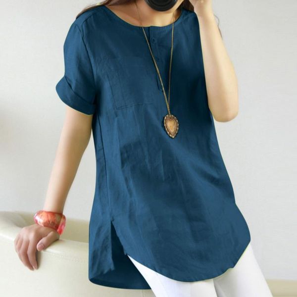 women's blouses & shirts summer blouse women 2021 casual fashion short sleeve o neck pullover loose elegant colors shirt bluzki damski, White
women's blouses & shirts summer blouse women 2021 casual fashion short sleeve o neck pullover loose elegant colors shirt bluzki damski, White