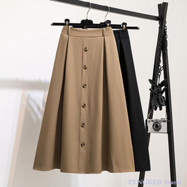 large size women's summer waist slimming solid color korean version high half length a-line skirt skirts, Black
large size women's summer waist slimming solid color korean version high half length a-line skirt skirts, Black