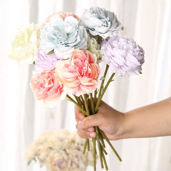 peony artificial flower bouquet fake diy handmade crafts wedding decoration silk heads home decor decorative flowers & wreaths
peony artificial flower bouquet fake diy handmade crafts wedding decoration silk heads home decor decorative flowers & wreaths