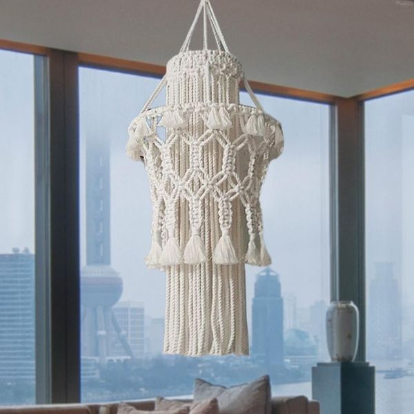 tapestries 1pc hand-knitted lampshade macrame hanging lamp decoration living room wedding tassel tapestry
tapestries 1pc hand-knitted lampshade macrame hanging lamp decoration living room wedding tassel tapestry