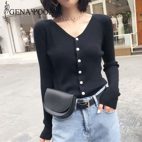genayooa womens long sleeve chic button up casual soft cardigan knitted v neck sweater korean style autumn 210417, White;black
genayooa womens long sleeve chic button up casual soft cardigan knitted v neck sweater korean style autumn 210417, White;black