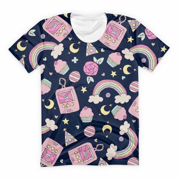 rainbow and cup cake funny women color summer hipster hip hop teenager streetwear magic graphic tees, White
rainbow and cup cake funny women color summer hipster hip hop teenager streetwear magic graphic tees, White