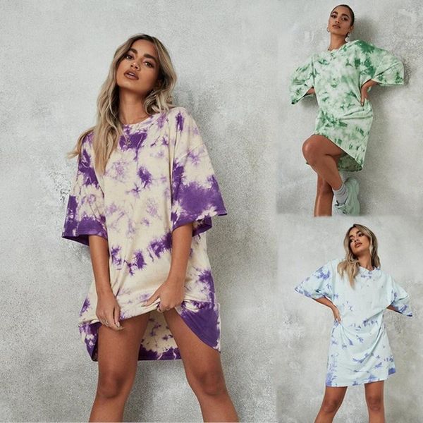 women's t-shirt 2021 summer dress shirt tie dye print loose t-shirts with short sleeve ladies x-long female clothing, White
women's t-shirt 2021 summer dress shirt tie dye print loose t-shirts with short sleeve ladies x-long female clothing, White