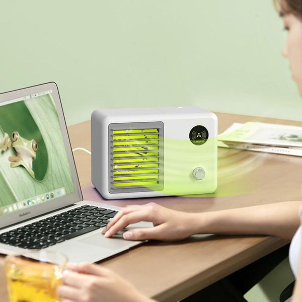 deskwater-cooled fan mini air conditioning refrigeration spray cooler usb charging cold humidifier smart home control
deskwater-cooled fan mini air conditioning refrigeration spray cooler usb charging cold humidifier smart home control