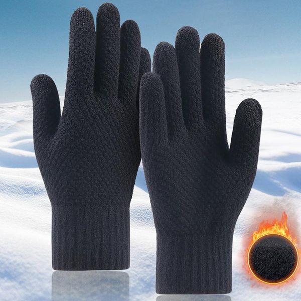 five fingers gloves warm winter men women knitted touch screen male mitten thicken wool solid business, Blue;gray
five fingers gloves warm winter men women knitted touch screen male mitten thicken wool solid business, Blue;gray