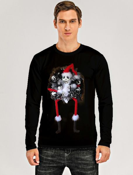 men's christmas 3d printing t-shirt long sleeve eagle jacquard pattern party streetwear round neck high quality, White;black
men's christmas 3d printing t-shirt long sleeve eagle jacquard pattern party streetwear round neck high quality, White;black