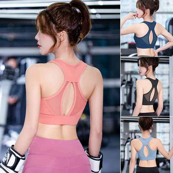 sports underwear women's anti shock bra fitness running mesh breathable wear back yoga vest, Red;black
sports underwear women's anti shock bra fitness running mesh breathable wear back yoga vest, Red;black