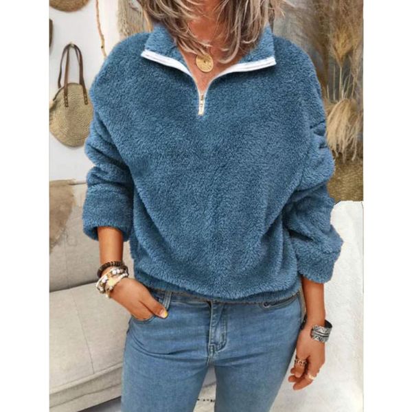 women's hoodies & plush stand neck womens sweatshirts spring autumn zipper loose long sleeve 7 colors option casual designer clothing, Black
women's hoodies & plush stand neck womens sweatshirts spring autumn zipper loose long sleeve 7 colors option casual designer clothing, Black