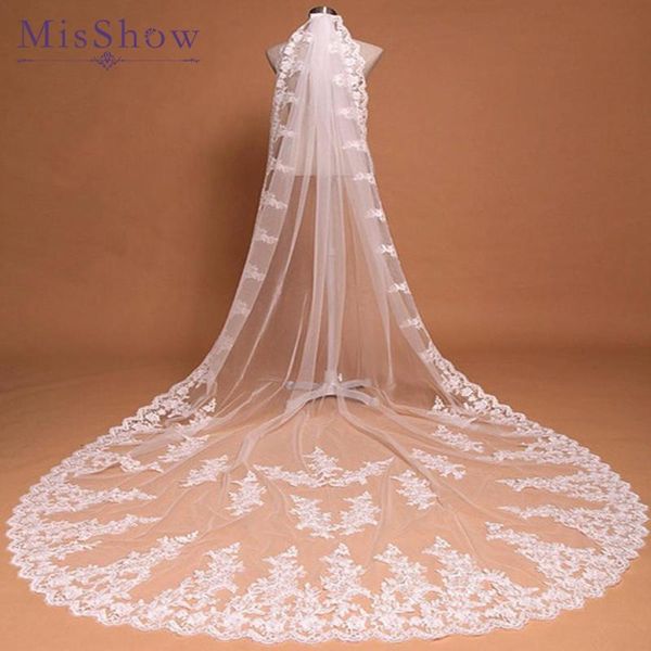 bridal veils cathedral wedding veil voile de mariee veu noiva lace 3m long ivory white one layers tulle accessories, Black
bridal veils cathedral wedding veil voile de mariee veu noiva lace 3m long ivory white one layers tulle accessories, Black