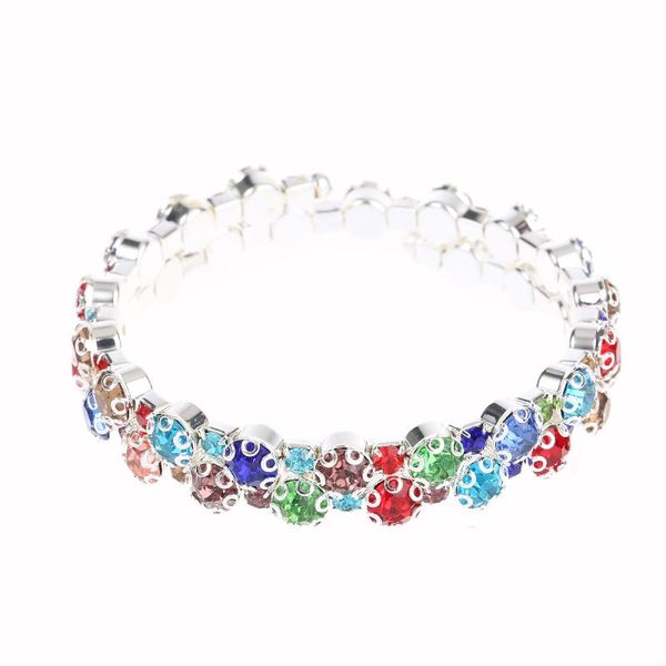 bangle multi-row rhinestone bracelet with adjustable design durable long lasting comfortable to wear gift for women hsj88, Black
bangle multi-row rhinestone bracelet with adjustable design durable long lasting comfortable to wear gift for women hsj88, Black