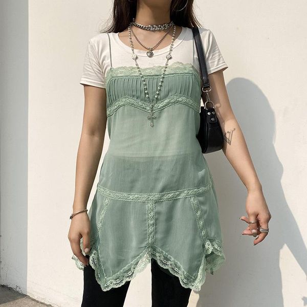casual dresses retro spaghetti strap chiffon slip dress patchwork lace women kawaii clothes vintage sleeveless backless irregular party, Black;gray
casual dresses retro spaghetti strap chiffon slip dress patchwork lace women kawaii clothes vintage sleeveless backless irregular party, Black;gray