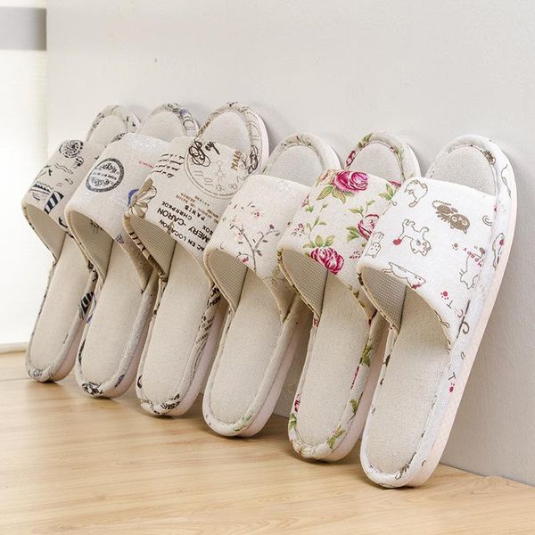women shoes home slippers couples nature cotton non slip little flower flats, Black
women shoes home slippers couples nature cotton non slip little flower flats, Black