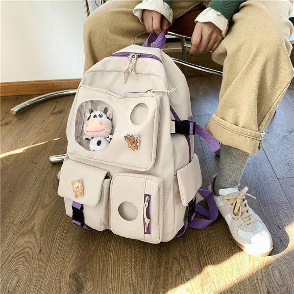 backpack waterproof nylon schoolbag 2021 south korean version of the pair lovers harajuku girl
backpack waterproof nylon schoolbag 2021 south korean version of the pair lovers harajuku girl