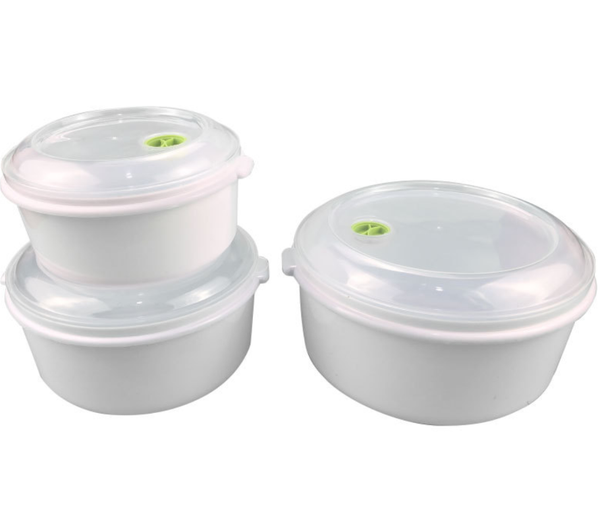 dinnerware sets  plastic storage container set with lockable airtight leakproof lids, 3-piece kitchen picnic tools
dinnerware sets  plastic storage container set with lockable airtight leakproof lids, 3-piece kitchen picnic tools