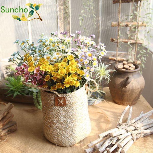 suncho artificial daisy flowers silk fake chamomile stamen small for wedding home table faux plants decoration decorative & wreaths
suncho artificial daisy flowers silk fake chamomile stamen small for wedding home table faux plants decoration decorative & wreaths