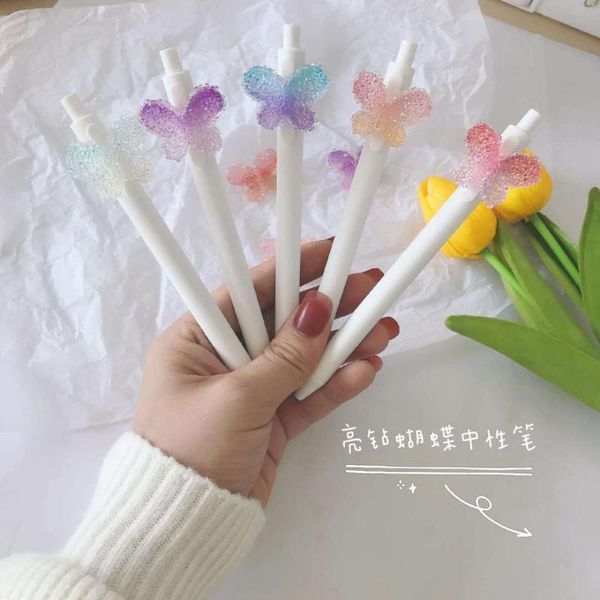 gel pens 5pcs/lot pen cute cartoon butterfly glitter 0.5mm refill test student gift office school stationary supplies
gel pens 5pcs/lot pen cute cartoon butterfly glitter 0.5mm refill test student gift office school stationary supplies