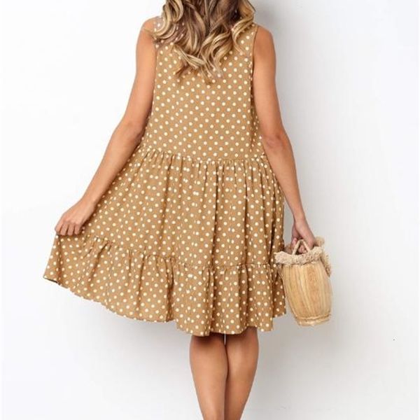 casual dresses polka dot dress women summer beach plus size sleeveless yellow loose a-line midi vestidos clothing dirz, Black;gray
casual dresses polka dot dress women summer beach plus size sleeveless yellow loose a-line midi vestidos clothing dirz, Black;gray
