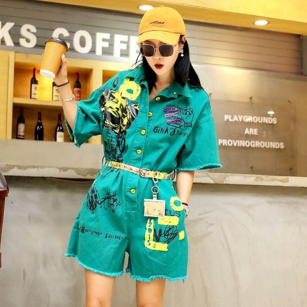 pants popular personalized graffiti print jumpsuit for women fashion loose look slim high waist overalls, Black;white
pants popular personalized graffiti print jumpsuit for women fashion loose look slim high waist overalls, Black;white