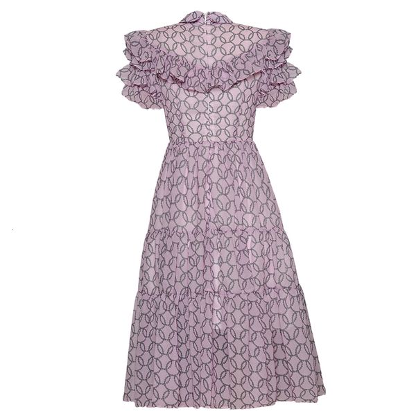 dress seqinyy sweet purple light 2021 summer female fashion design short sleeve frilly line flowers ed as printing, Black;gray
dress seqinyy sweet purple light 2021 summer female fashion design short sleeve frilly line flowers ed as printing, Black;gray