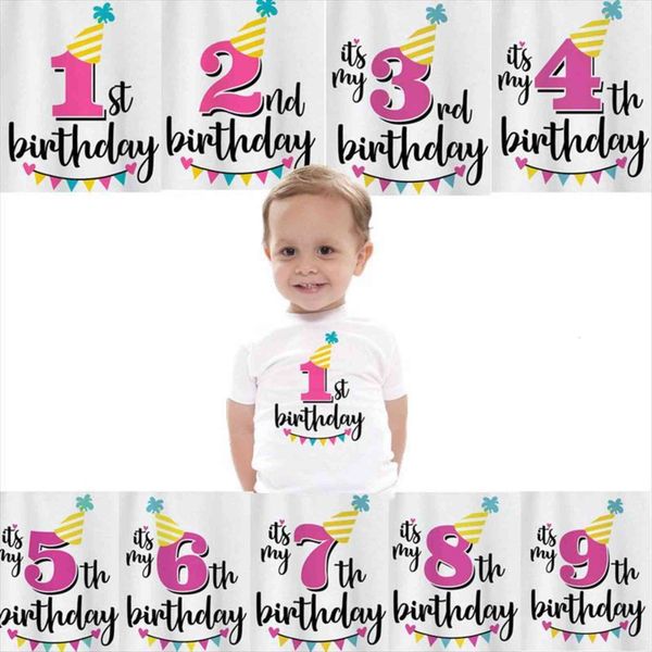 kids number 1 2 3 4 6 8 9 print boys birthday party t shirts children baby girl summer, Blue
kids number 1 2 3 4 6 8 9 print boys birthday party t shirts children baby girl summer, Blue