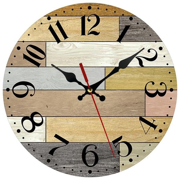 wall clocks rustic 12 inch round wooden clock, vintage farmhouse decor for the kitchen, living room and office
wall clocks rustic 12 inch round wooden clock, vintage farmhouse decor for the kitchen, living room and office