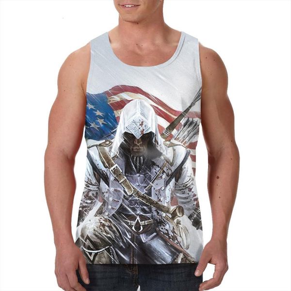 mens tank shirt gym fitness vest sleeveless templar creed male casual bodybuilding sports man workout clothes, White;black
mens tank shirt gym fitness vest sleeveless templar creed male casual bodybuilding sports man workout clothes, White;black