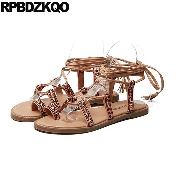 ladies strap up sandals strappy bohemia boots shoes embroidery flat women toe ring ethnic beach roman booties tie gladiator, Black
ladies strap up sandals strappy bohemia boots shoes embroidery flat women toe ring ethnic beach roman booties tie gladiator, Black
